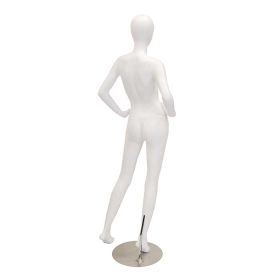 Mannequin Female, Abstract Style - Arms on Hip Pose - Rear View