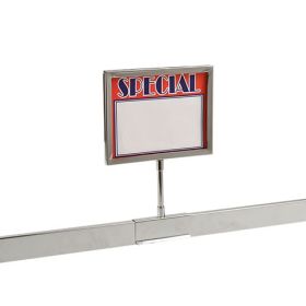 Sign Holder Clamp For Rectangle Tubing - In Use