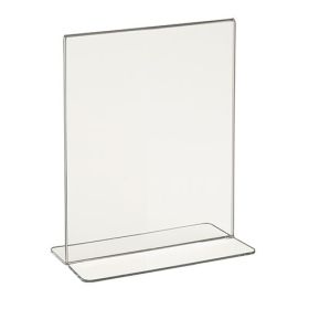 Vertical Form, Bottom Load Acrylic Sign Holder, 7"H x 5 1/2"W  