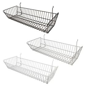 Universal Wire Basket - Black, Chrome and White