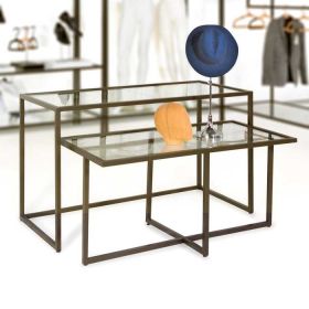 Glass Display Table - Large - Shown With Small Table