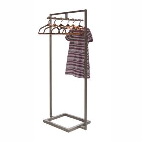 2 Way Rack - Willow Collection - Shown With Straight Hang Bar And Clothing