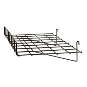 Wire Grid Panels Shelf - Black