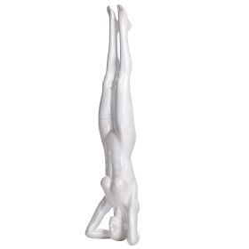 Female Yoga Mannequin - Headstand Pose - Side View