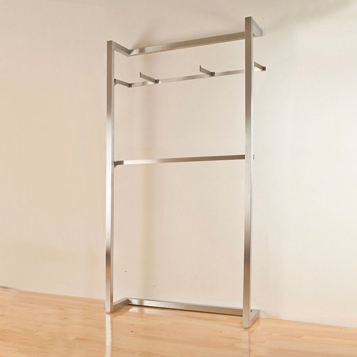Wall Mounted Clothing Rack for Retail Subastral