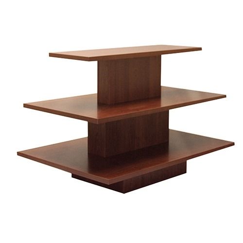 Maple Tiered X-Base Display Stand