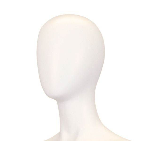 h1047 female mannequin head matt skin