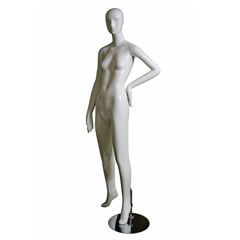 Female Mannequin - High Gloss Mannequin - Female Mannequins - Left Hand Up