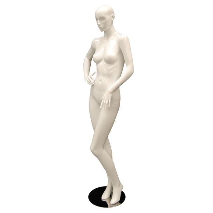 Realistic Mannequins: Judy Female Mannequin, Left Hand on Hip, Right Leg  Forward
