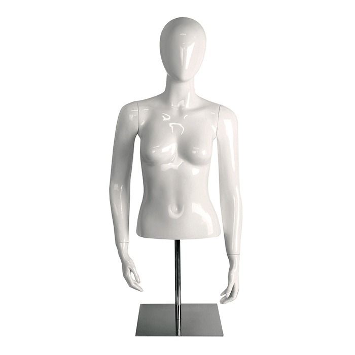 Details about   5 ft 11 in Female Abstract Head Mannequin Matte White New Style Mannequin SFW51E 