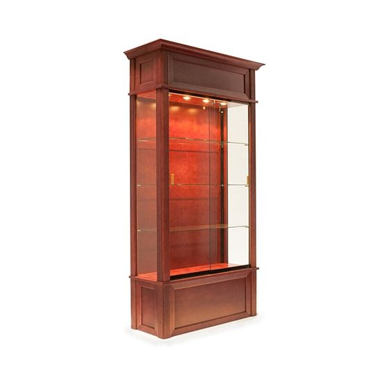 Wooden Trophy Case - Traditional Style 40
