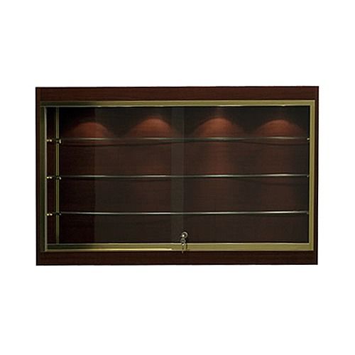 Curio Display Cabinet With Locking Doors Lights Tempered Glass Subastral - Wall Mounted Lockable Display Cabinets