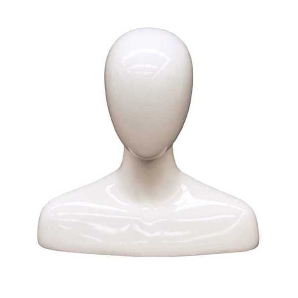MN-511C Tanned Female Mannequin Head Display Form with Shoulder Bust 