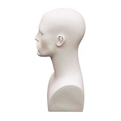 Male Mannequin Head Display