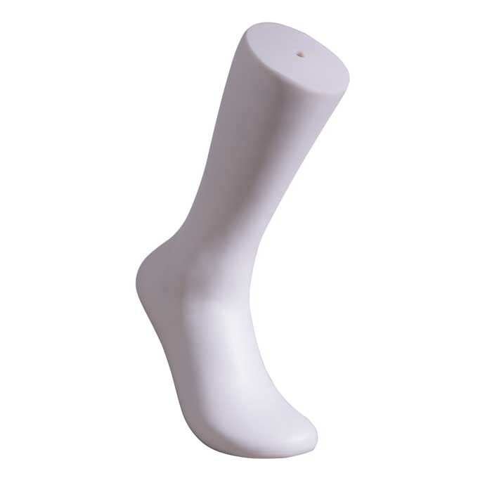 Unisex PVC Mannequin Foot Anklet Sock Display Large Natural 