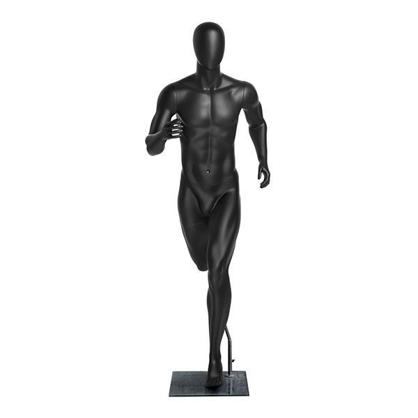 Male Fitness Black Full Body Mannequin