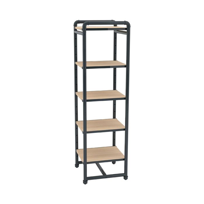 Commercial Wood Gondola Shelf Wall Unit With 17 Shelves