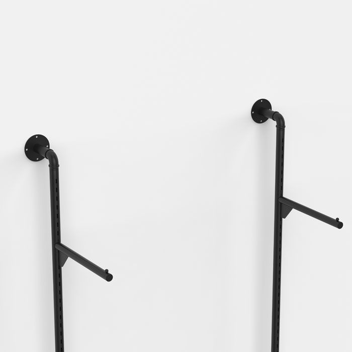 Pipe rack wall hot sale mounted