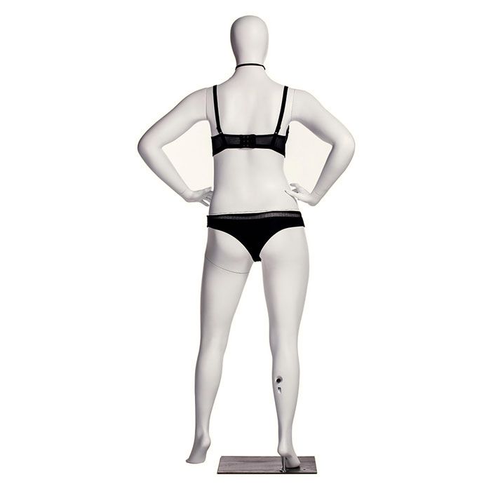 Plus Size Female Mannequin - Left Leg Forward Pose