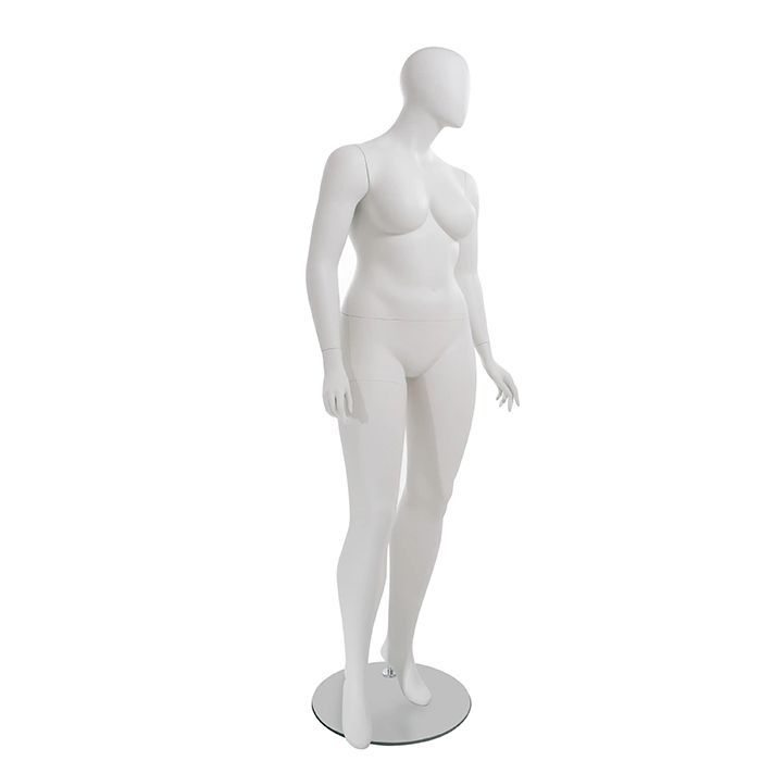 Female Egg Head Mannequin - Arms Behind Back Pose Subastral