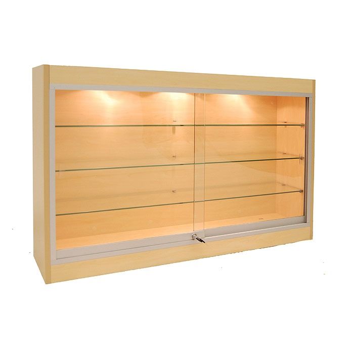 Laminate Wall Mounted Display Cabinet, Wooden Wall Mounted Display Cases