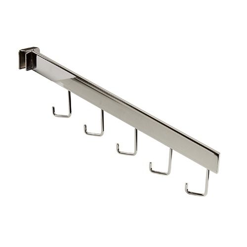 Store Display Fixtures 4 NEW 5-HOOK RECT TUBING WATERFALLS FITS WALL STANDARDS