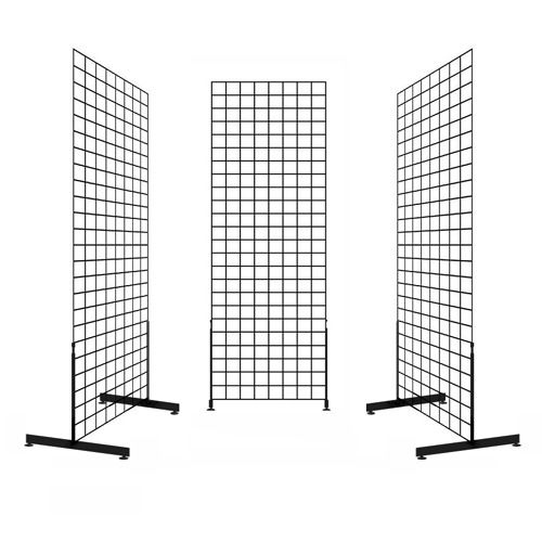 Gridwall Floor Fixtures - Two Sided