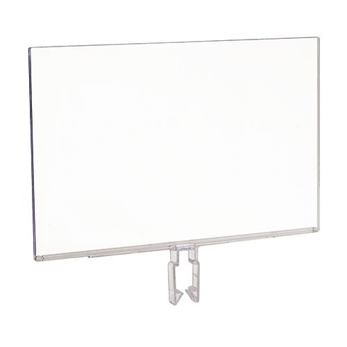7"H x 11"W Sign Holder with All-Purpose Clamp - 01
