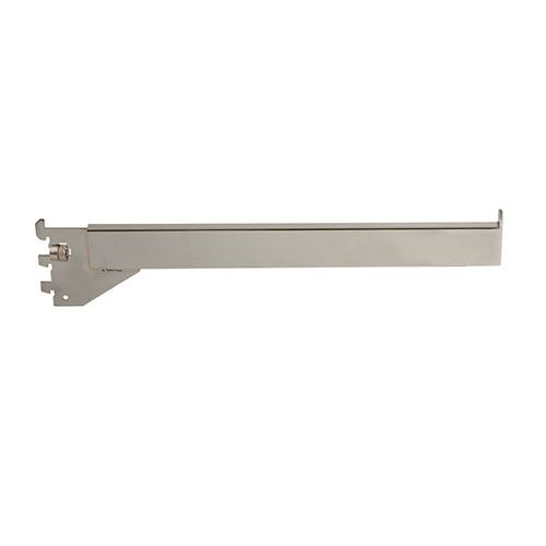 14 Inch Straight Arm Faceout for Slotted Standard - Chrome Finish