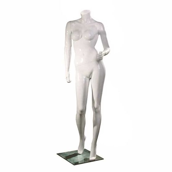 Headless Female Mannequin - Left Arm Bent Walking Pose