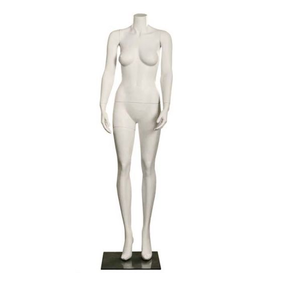 Headless Female Mannequin - Standing Pose With Arms at Side 