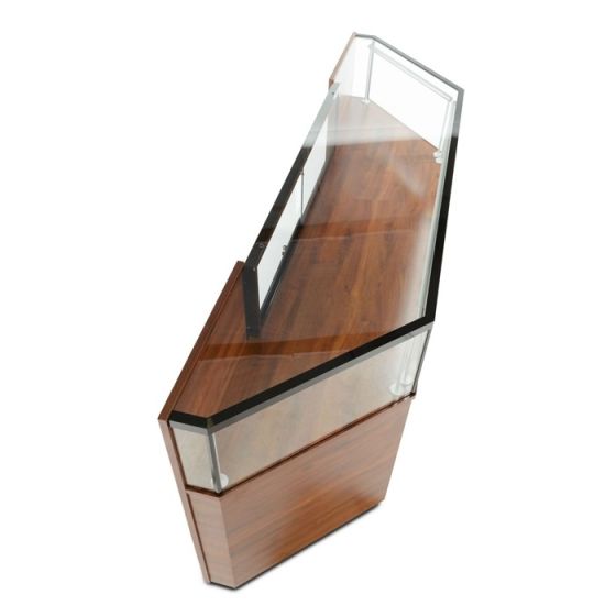 Quarter-Vision Double Angled Display Case - Top View