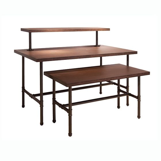 Retail Nesting Tables - Grey Pipeline