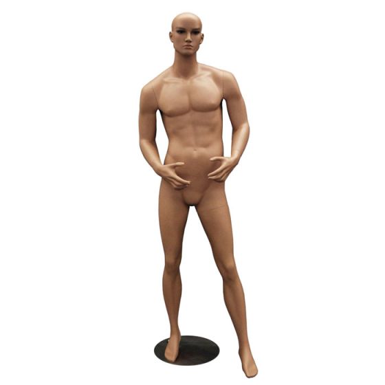 Articulated Realistic Male Mannequin 2: Tan – Mannequin Madness